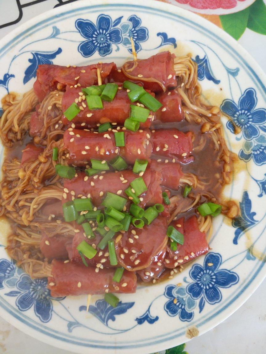 金针菇培根卷