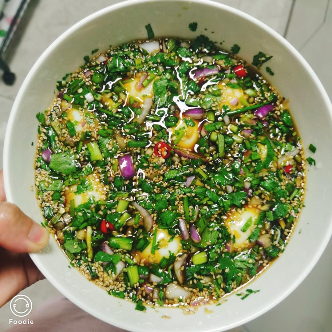 韩式溏心酱鸡蛋（辣、酸、嫩）