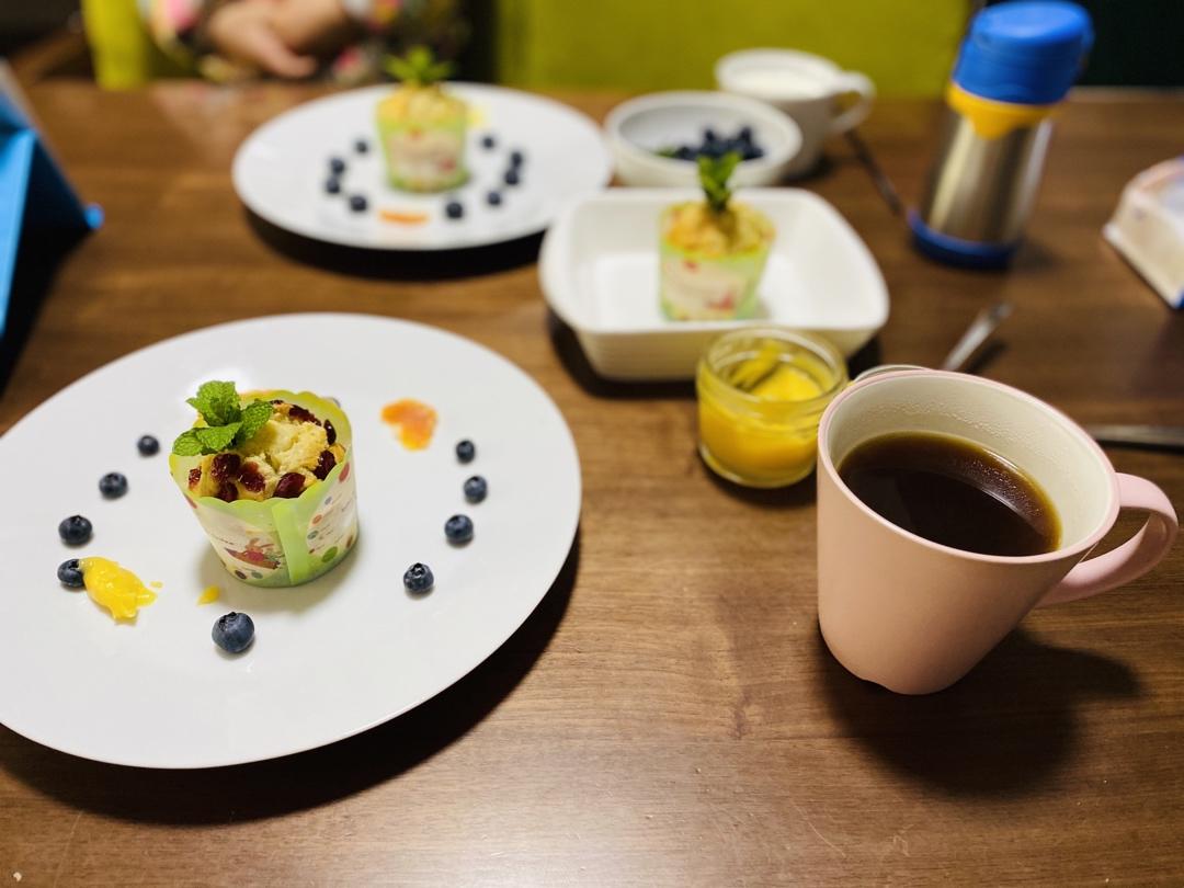 少女心的香蕉蔓越莓玛芬