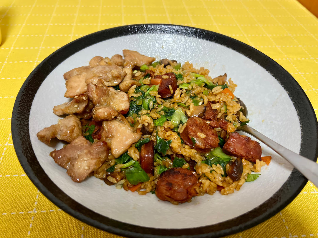 腊肠焖饭