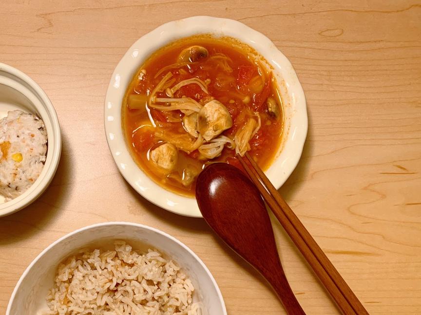 西红柿炒金针菇（绝配）