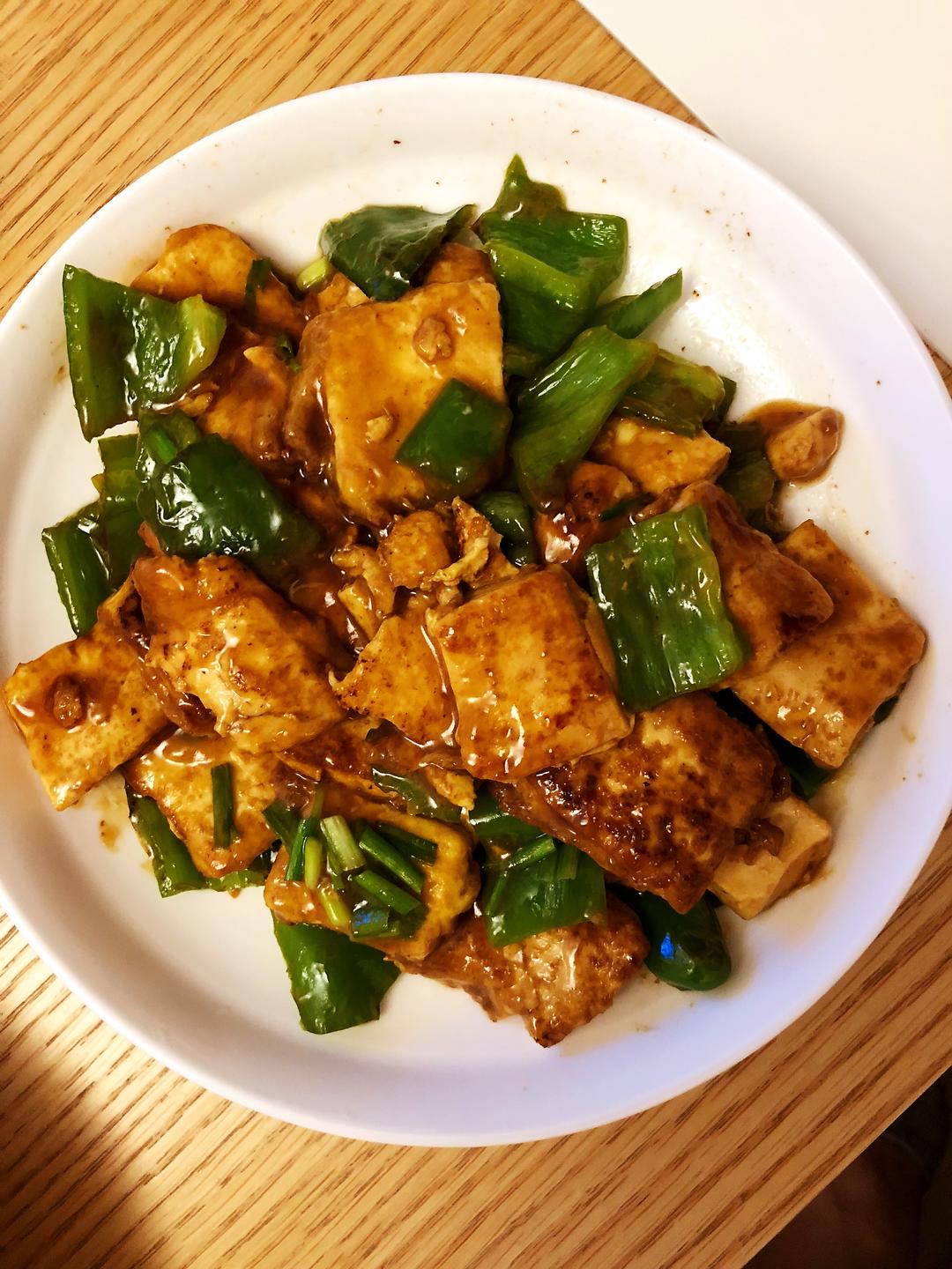 香煎铁板豆腐
