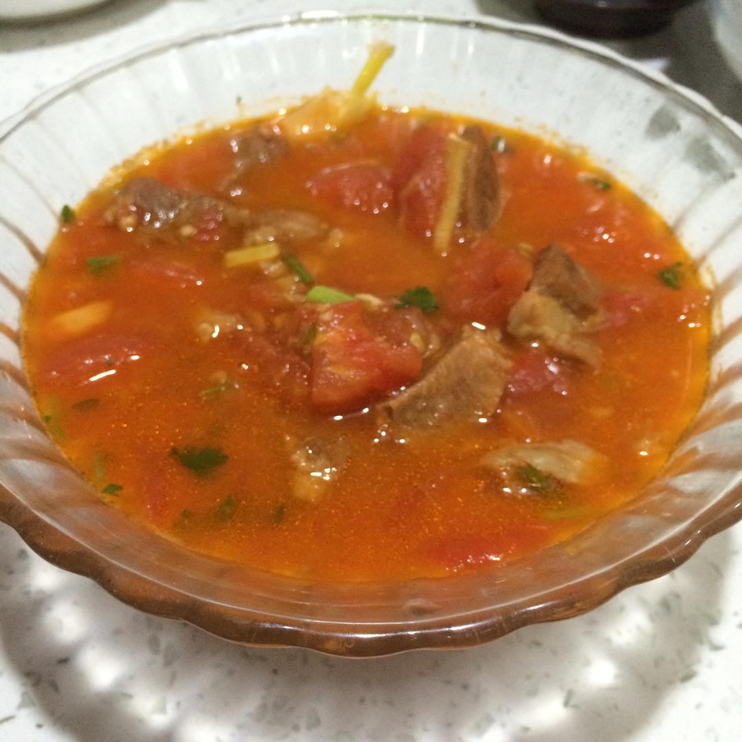 西红柿牛腩