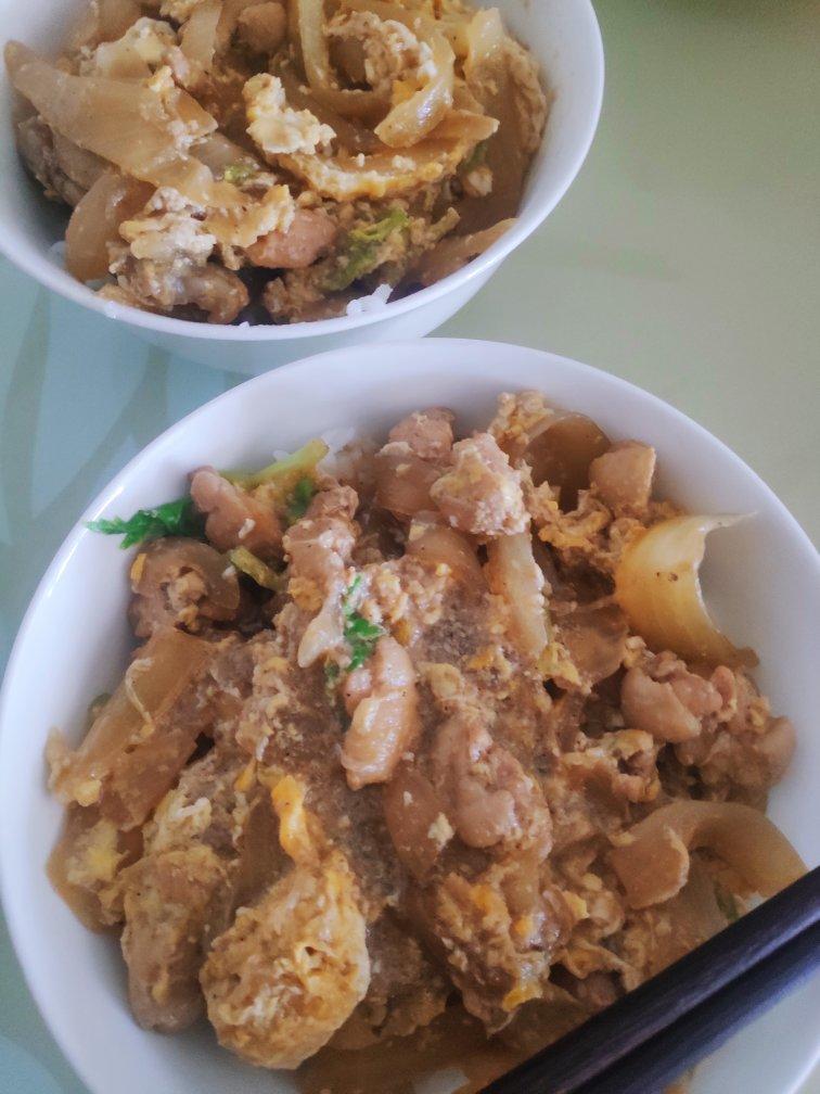 亲子丼-目前我做得最好吃的版本