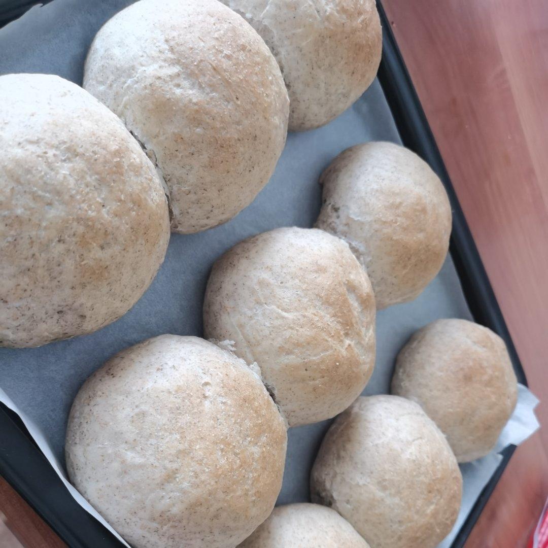 不用揉面的减脂全麦小餐包