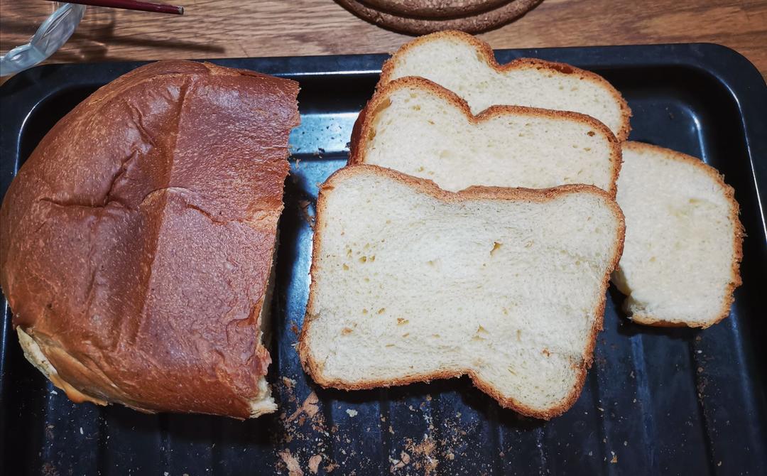 面包机做奶香手撕吐司