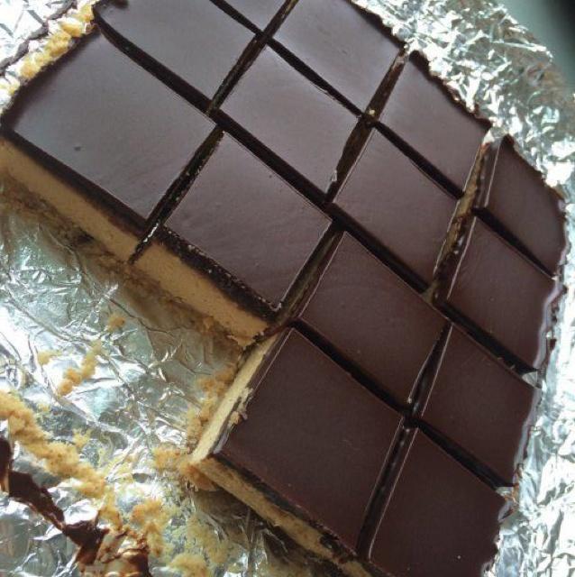 黑巧克力焦糖奶酪方砖的做法