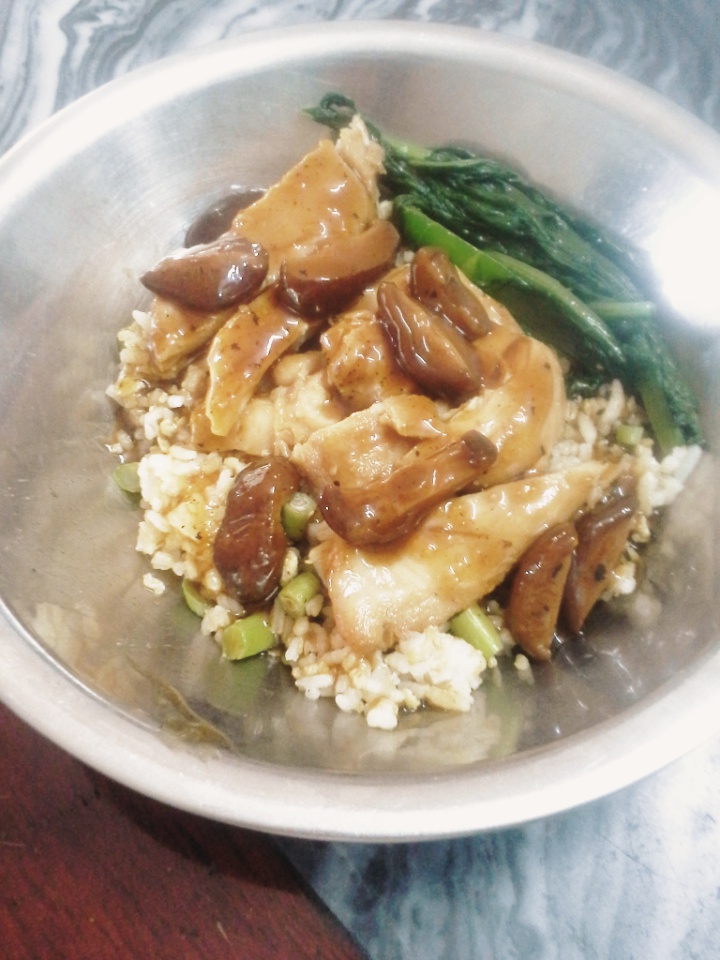心心相印蚝油鸡排饭
