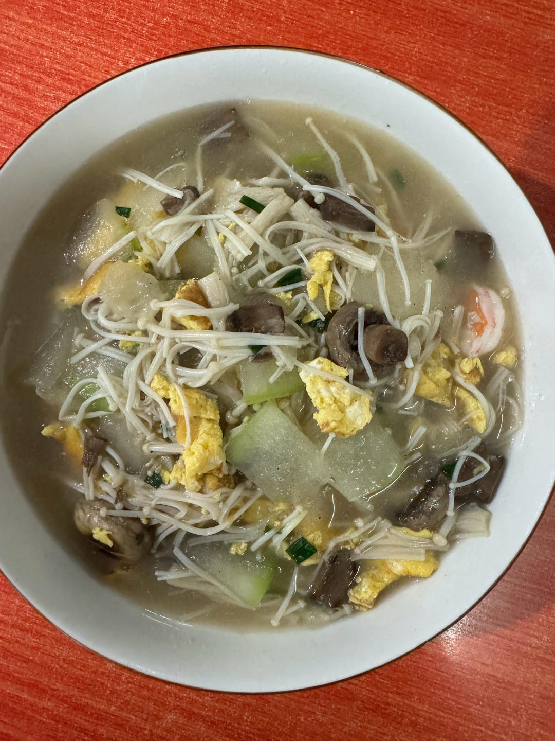 鲜掉眉毛巨好喝，三鲜刷脂汤，250大卡