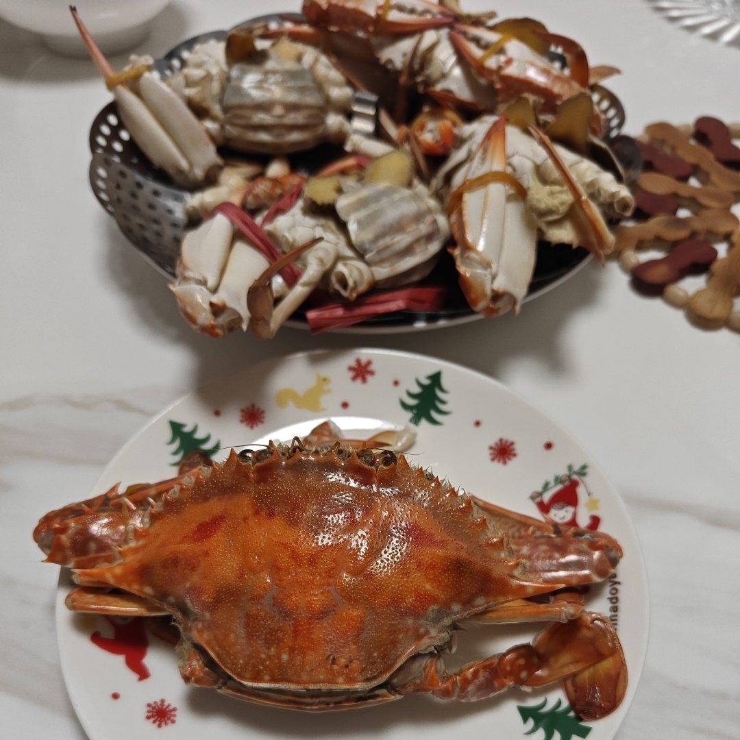 清蒸梭子蟹