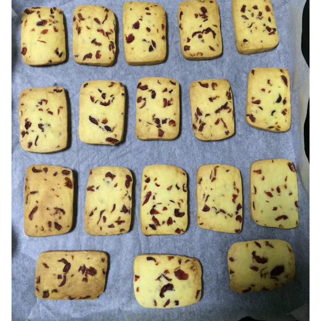 蔓越莓饼干--新手烘焙0压力 #皮黑森林#
