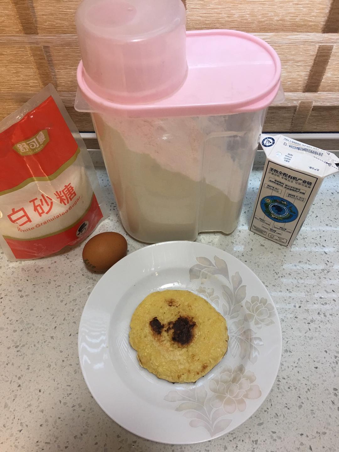 3分钟快手无门槛早餐宝宝儿童鸡蛋饼的做法