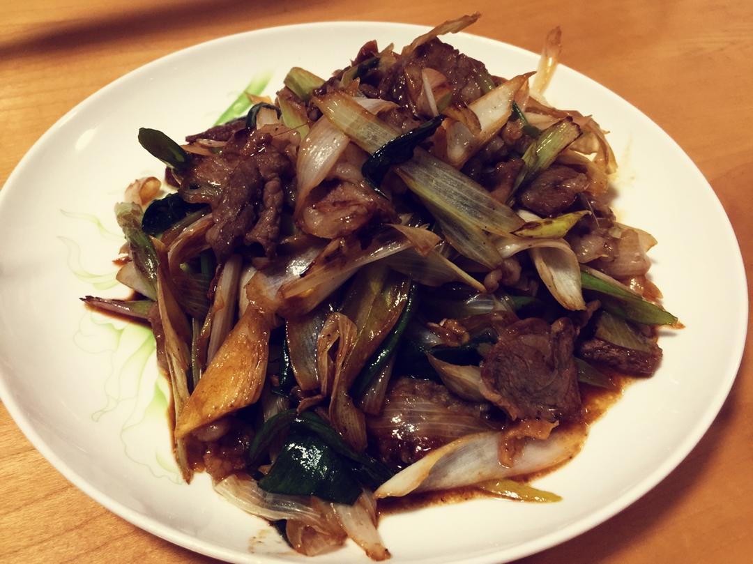 老北京葱爆（炮）羊肉