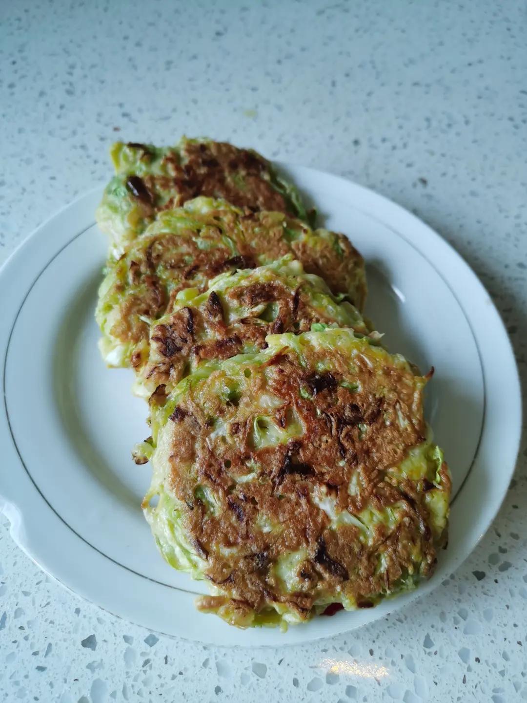 🔥一人食｜低卡减脂包菜鸡蛋饼（减肥党必学❗️）