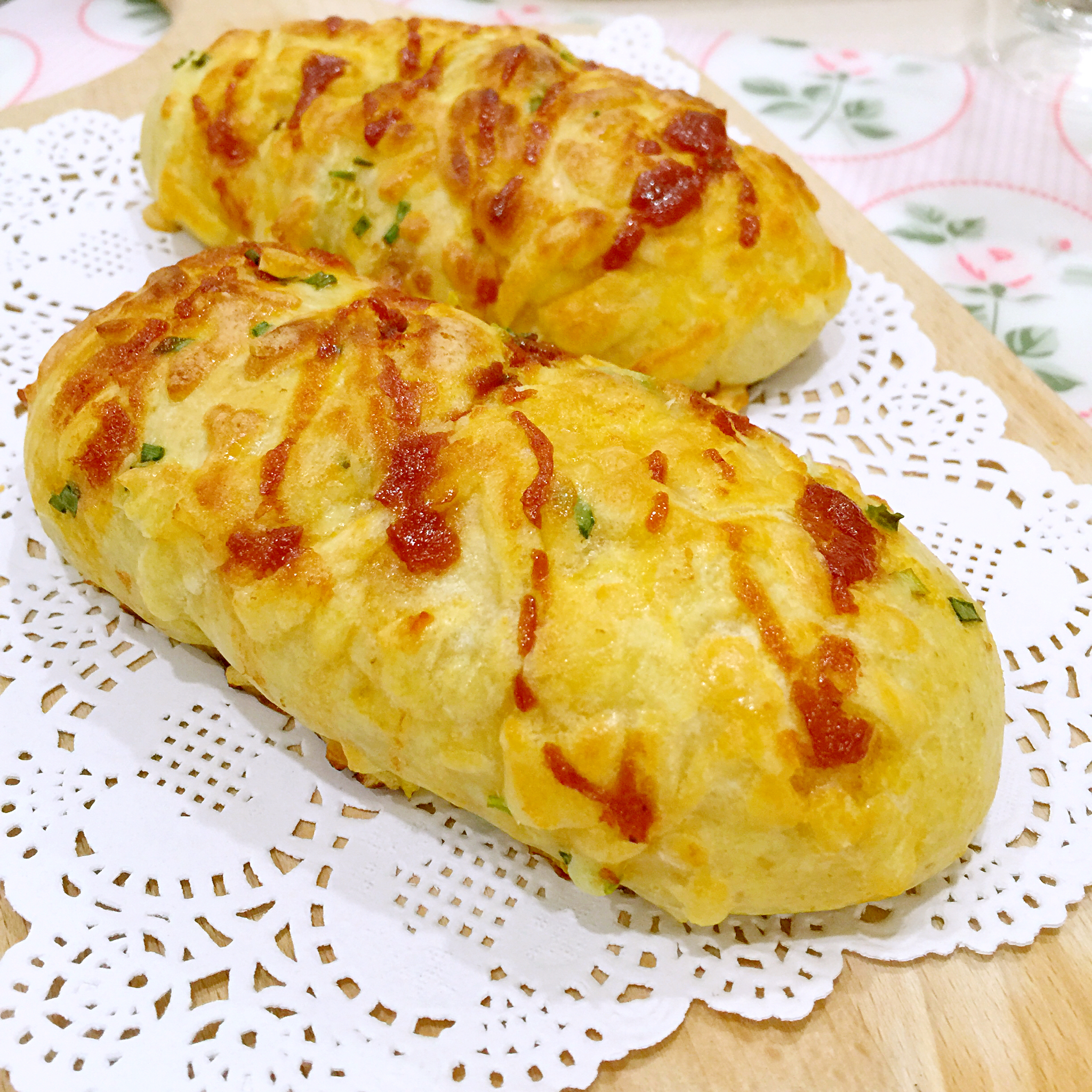 葱香芝士面包