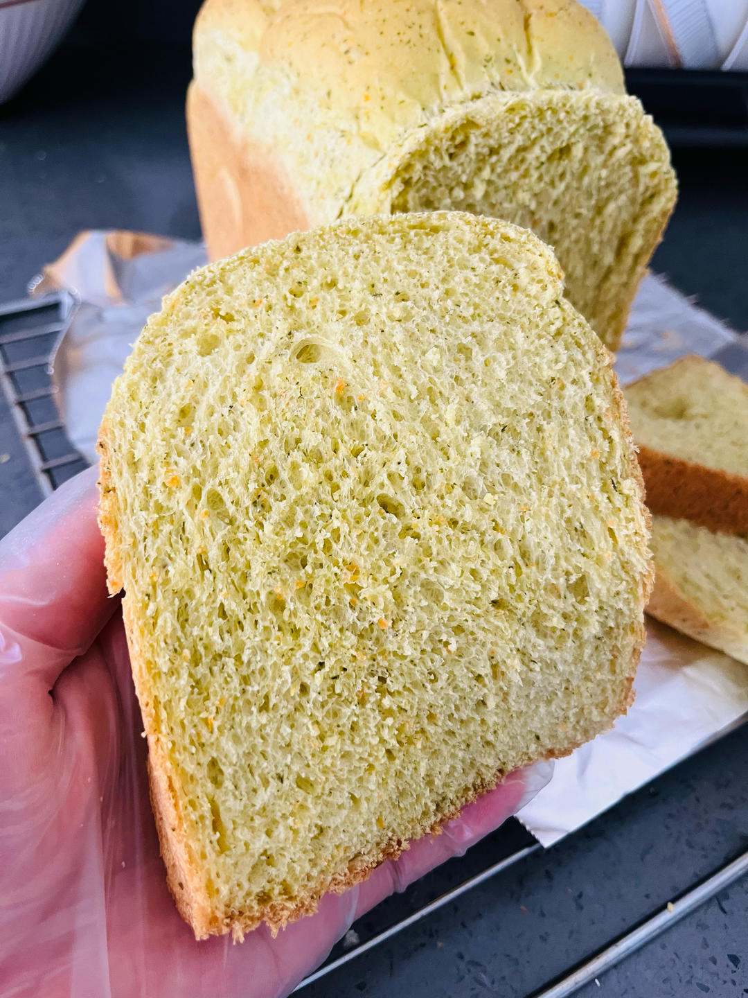 咸口菠菜三明治吐司🥪清新健康✅天然色泽