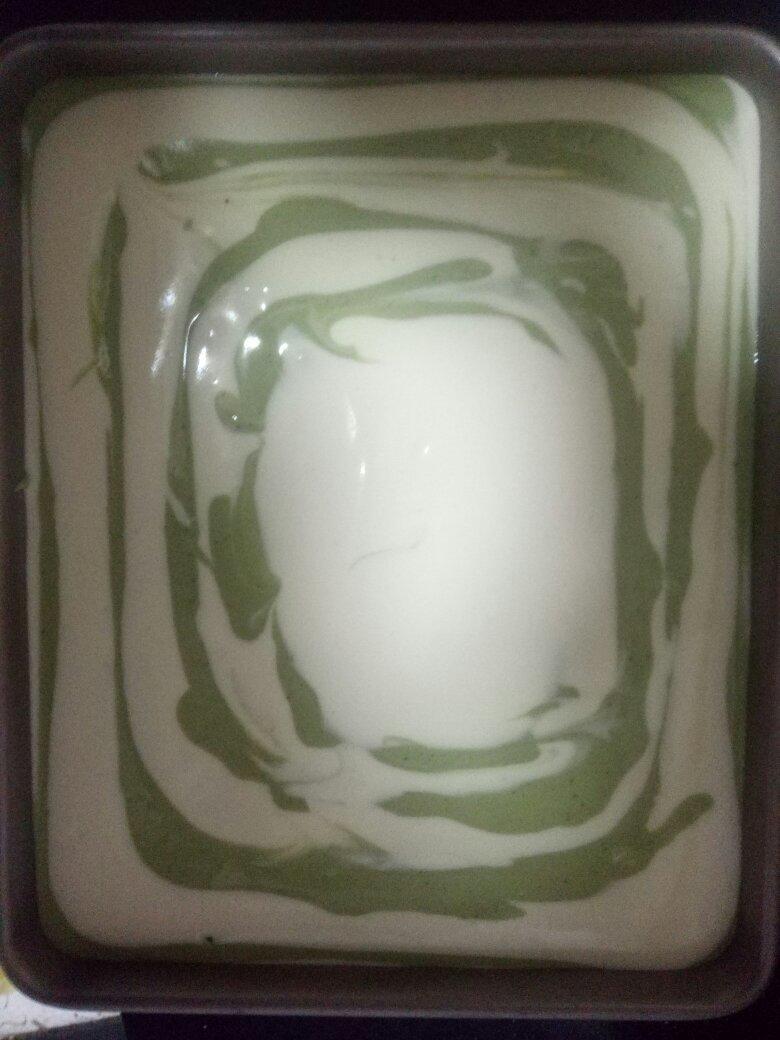 绿斑马戚风蛋糕