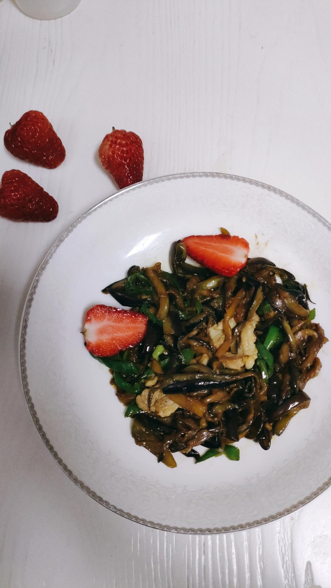 最家常的小炒茄丝