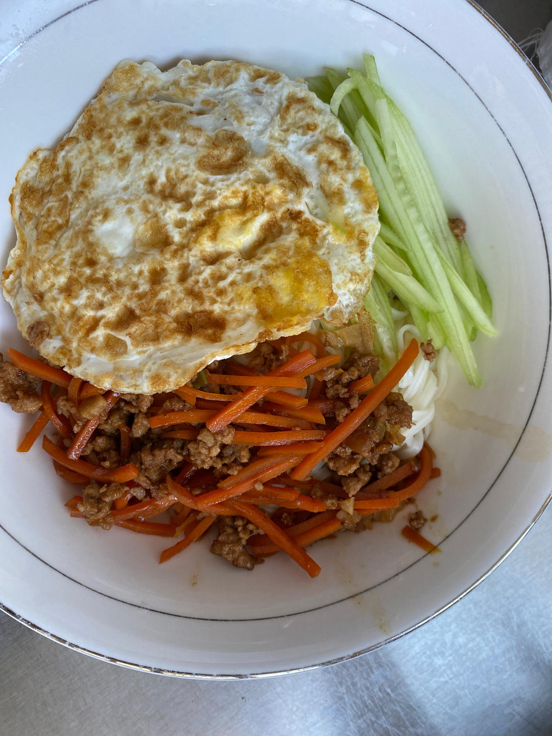 家常面~超简单又好吃的炸酱面🍜肉酱拌面