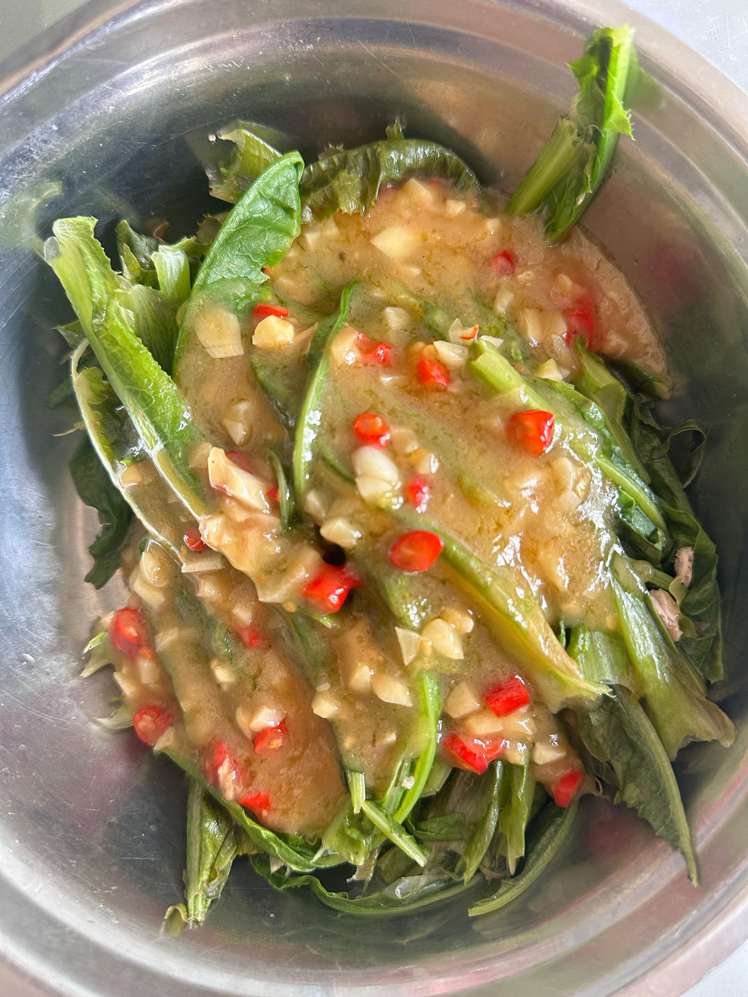 白灼油麦菜（有手就会）