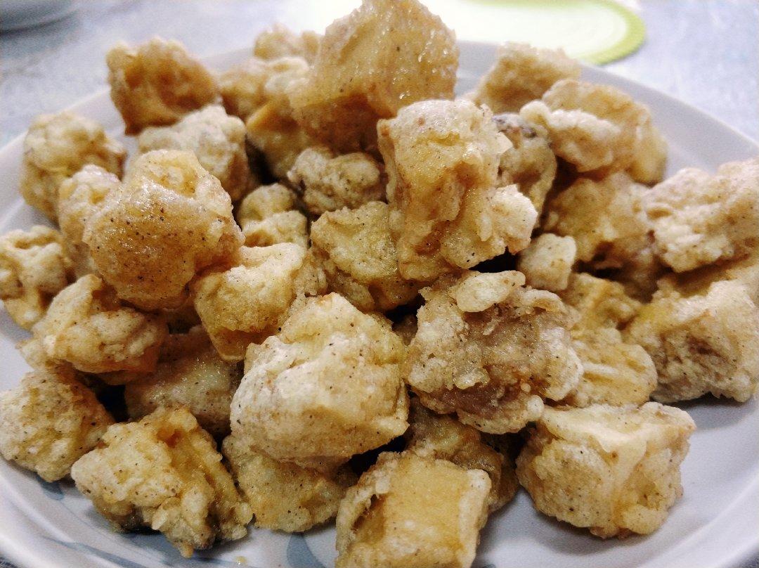 菇如其名的椒盐炸杏鲍菇