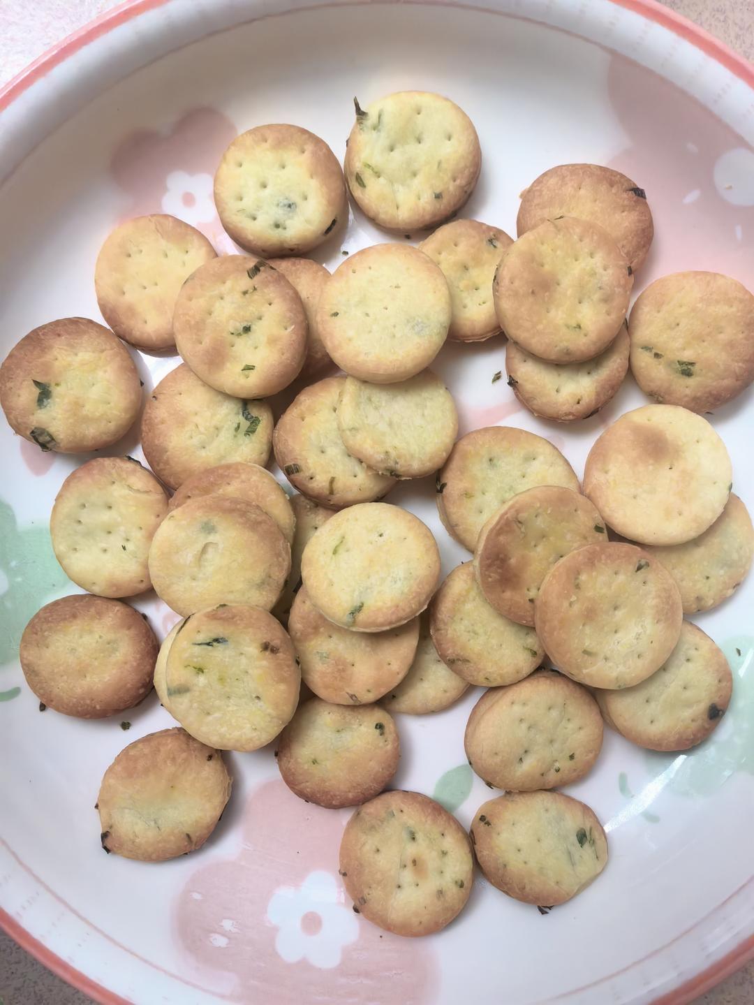 无糖香葱饼干【宝宝辅食】