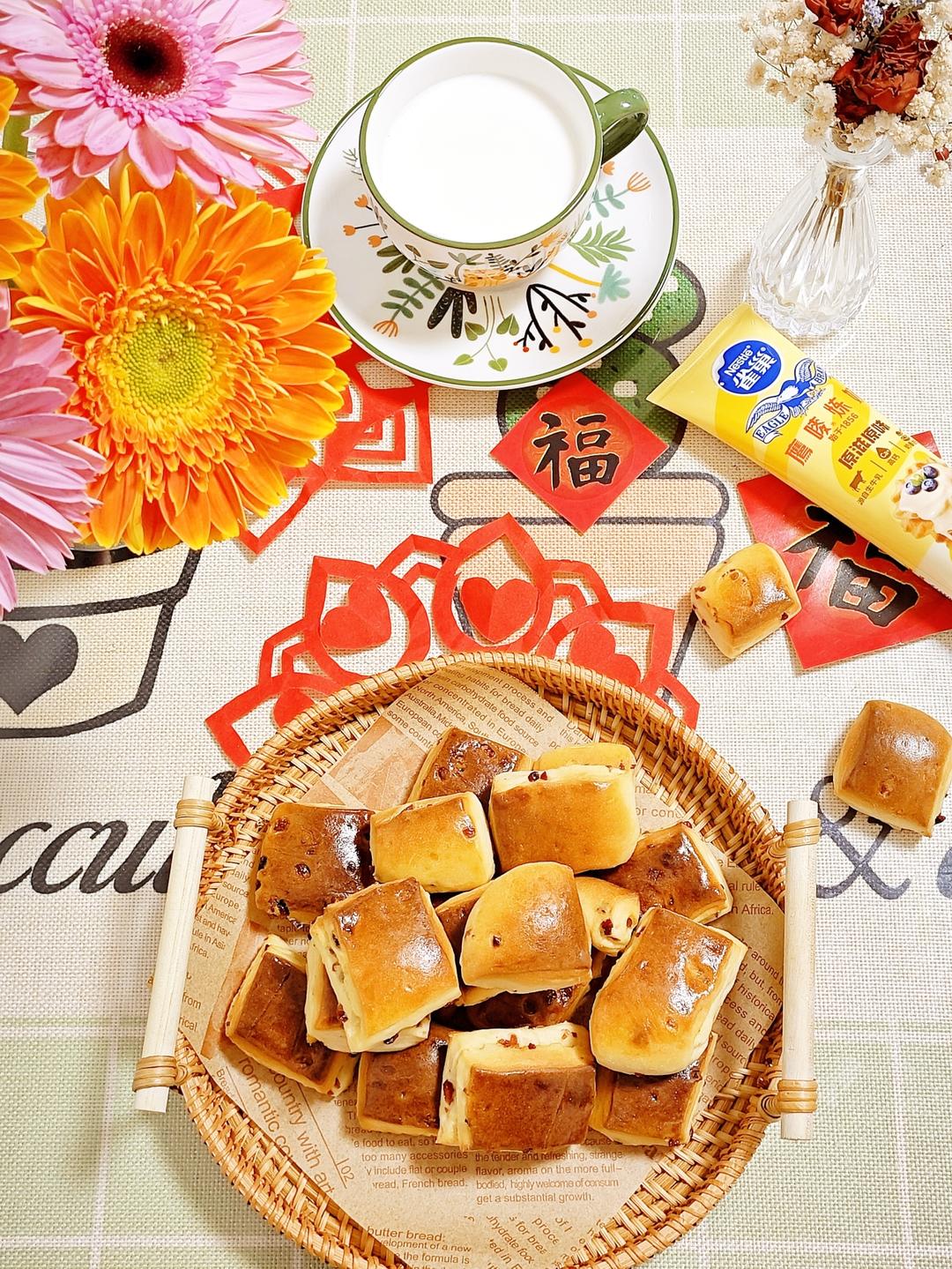 蔓越莓优格小面包块