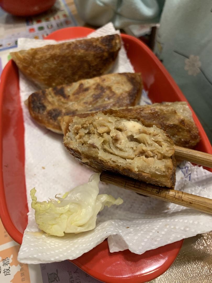 三皮两馅牛肉馅饼