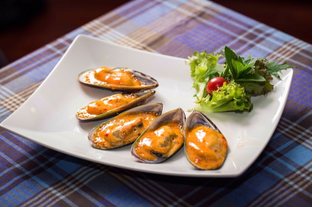 诺汐做的焗烤青口贝