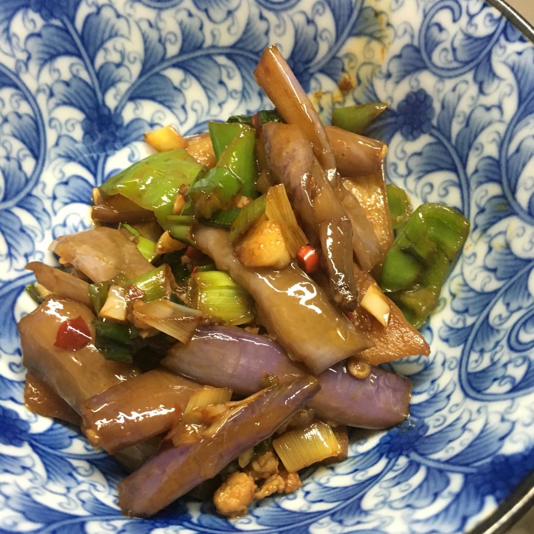 红烧肉沫茄子