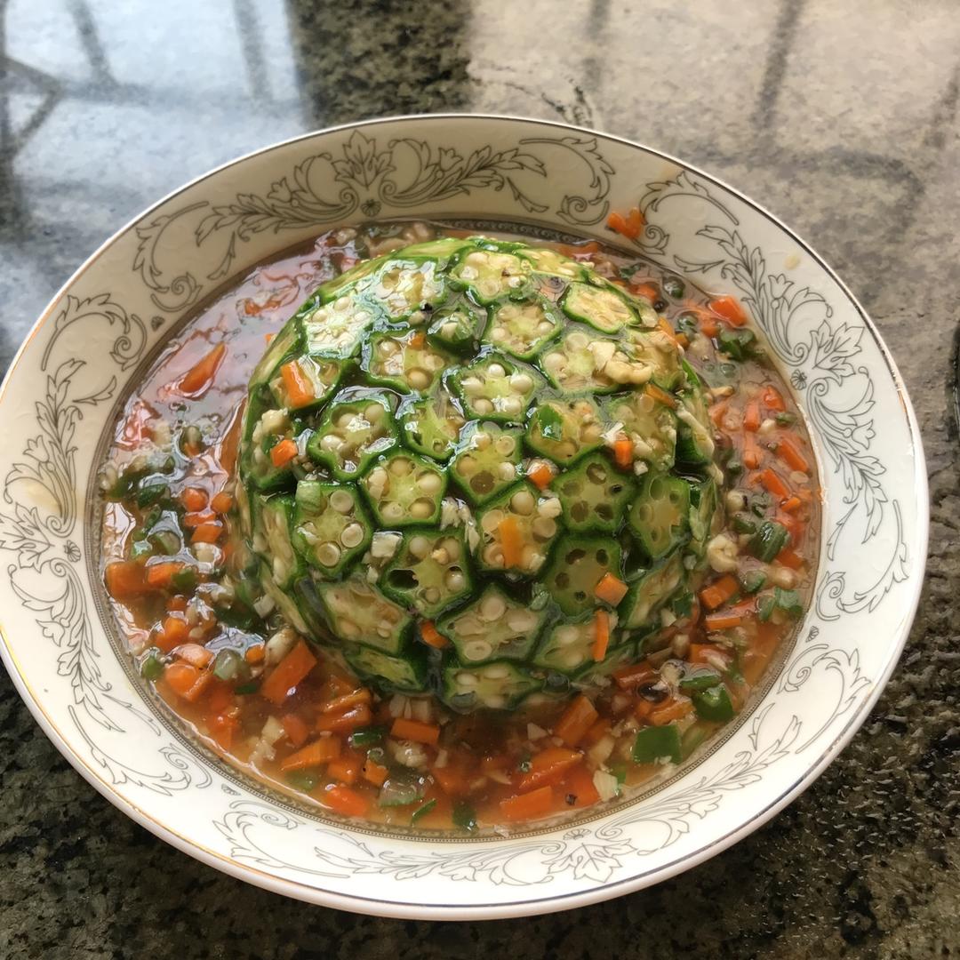 美的秋葵土豆泥