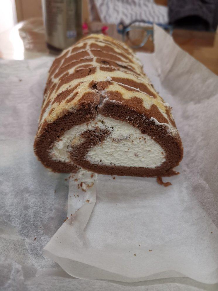 超萌长颈鹿蛋糕卷