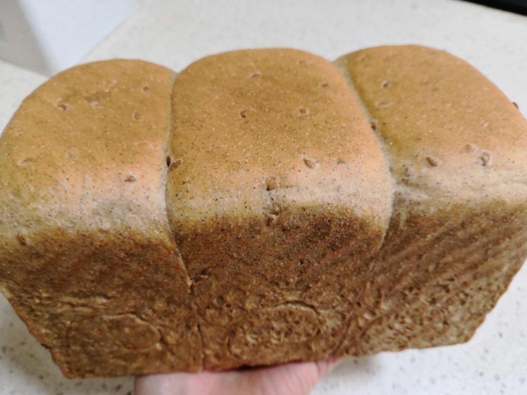 全麦吐司（玉米油版一次发酵）