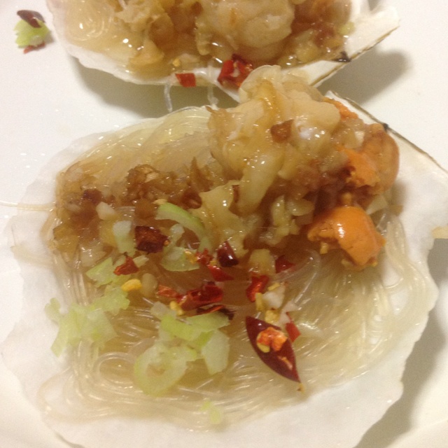 蒜蓉粉丝蒸扇贝