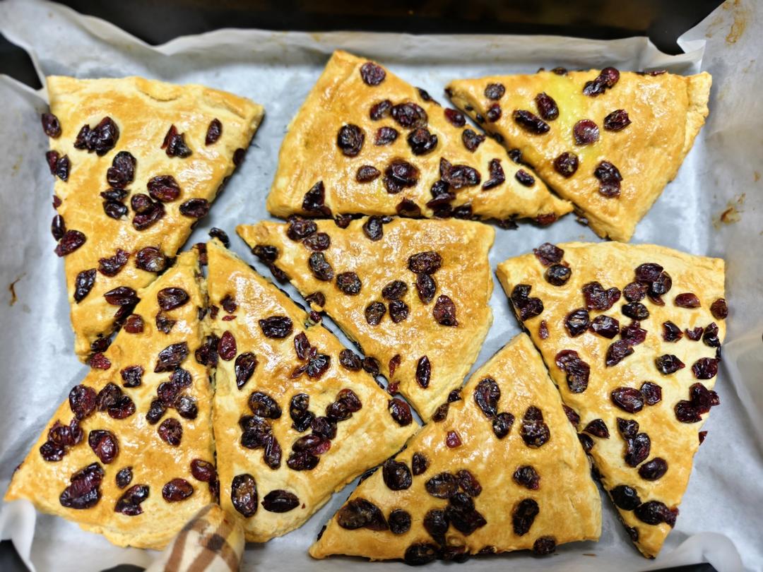 蔓越莓蜜豆司康饼