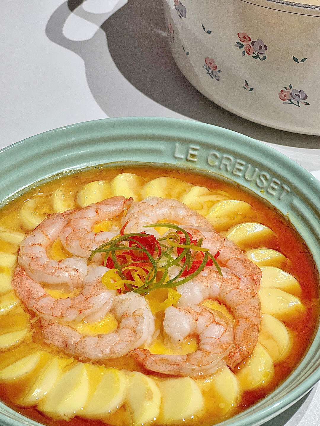 新的一年就要蒸蒸日上🔥玉子豆腐虾仁蒸蛋