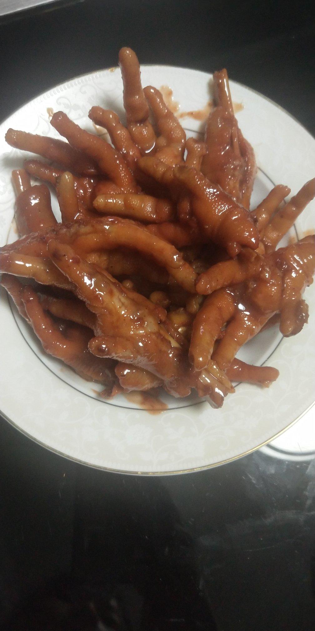 简单的卤鸡爪