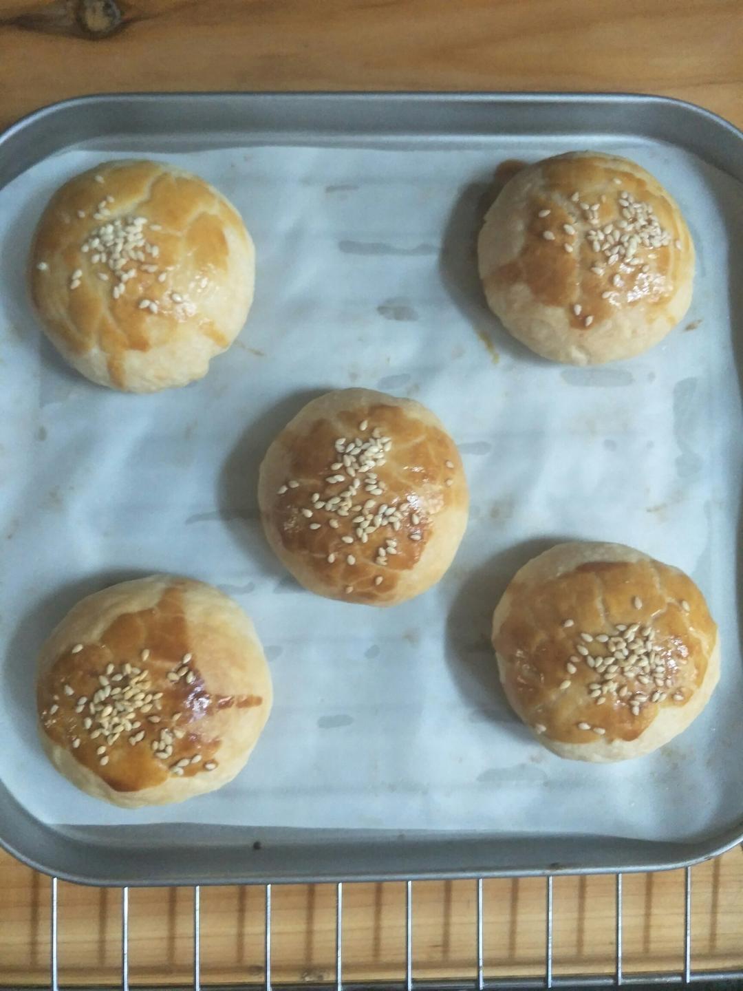 相亲相爱肉松酥饼