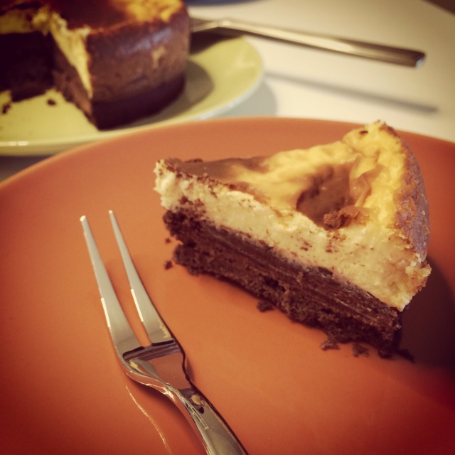 布朗尼芝士蛋糕