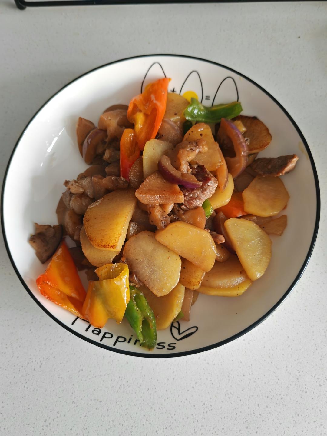 茄子炒土豆