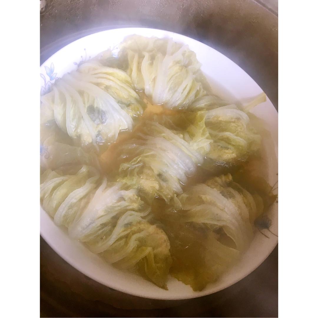 【健康三餐】清蒸鸡肉白菜卷