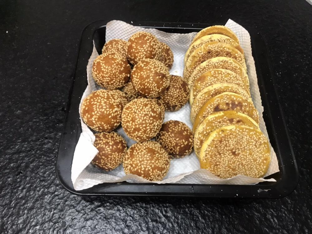 南瓜糯米粉空心麻球