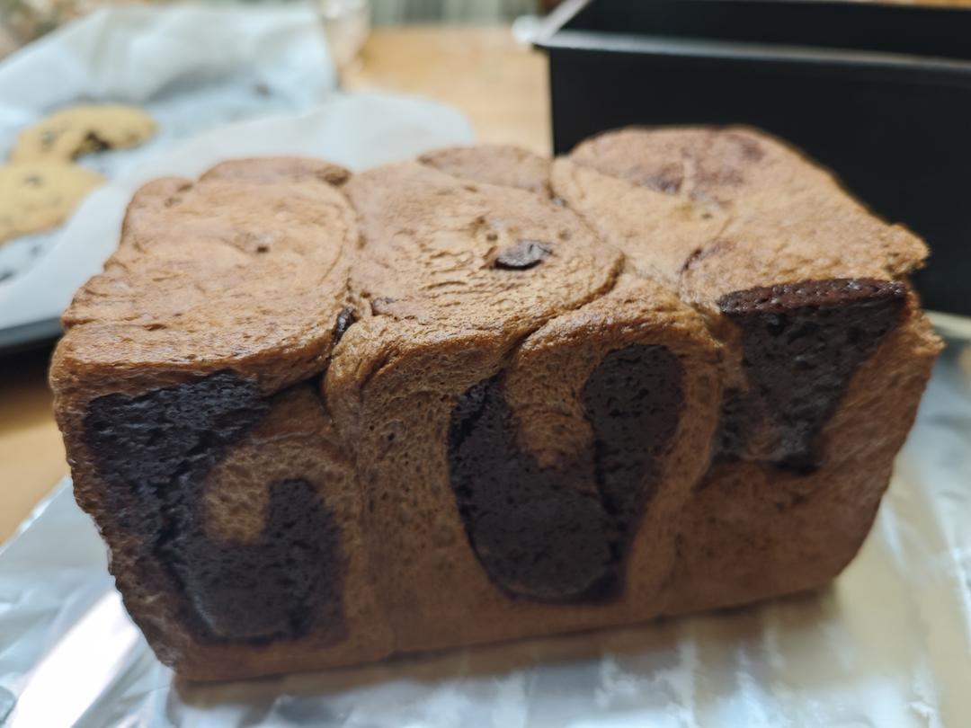 奶油巧克力吐司