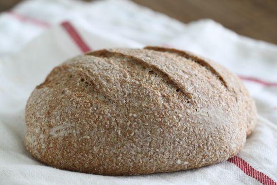 天然酵种全麦麸皮面包的做法