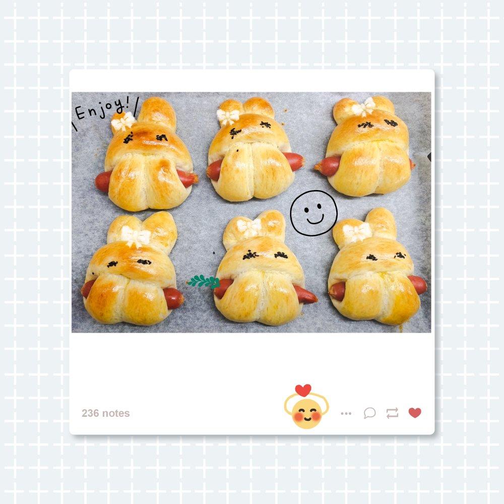 小兔子热狗面包（视频版）