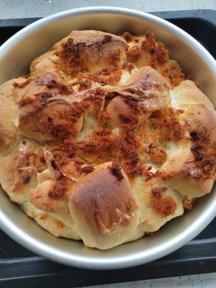 肉松手撕面包—超软会爆浆的面包哟