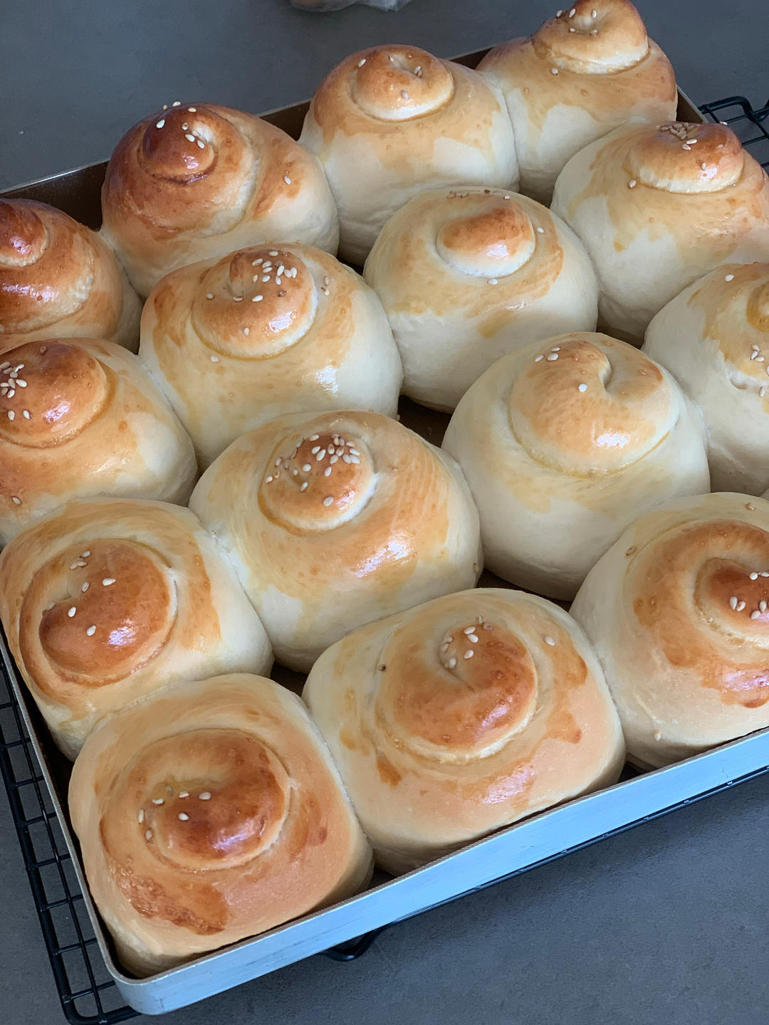 香脆柔软的蜂蜜脆底面包