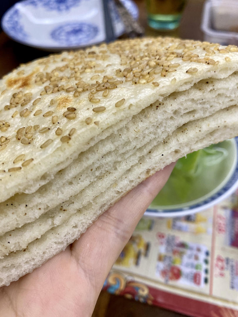发面千层大饼