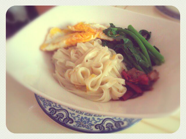 青菜鸡蛋面