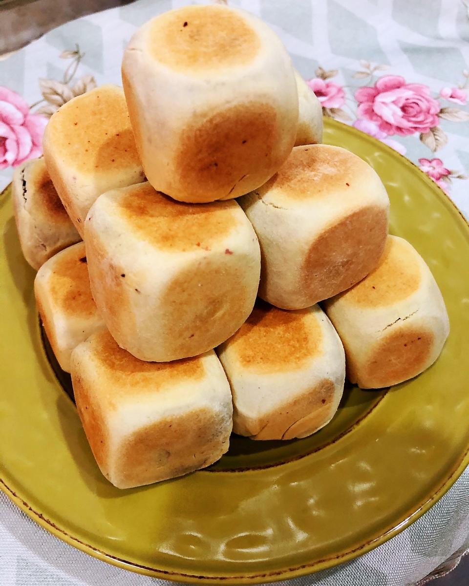 网红爆浆紫薯仙豆糕(低卡版)超长拉丝